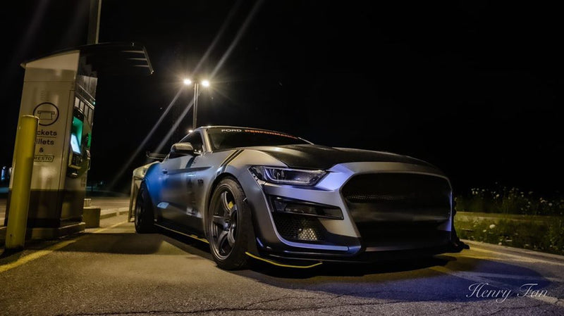 2015-2017 Ford Mustang GT500 Style Front Bumper Conversion