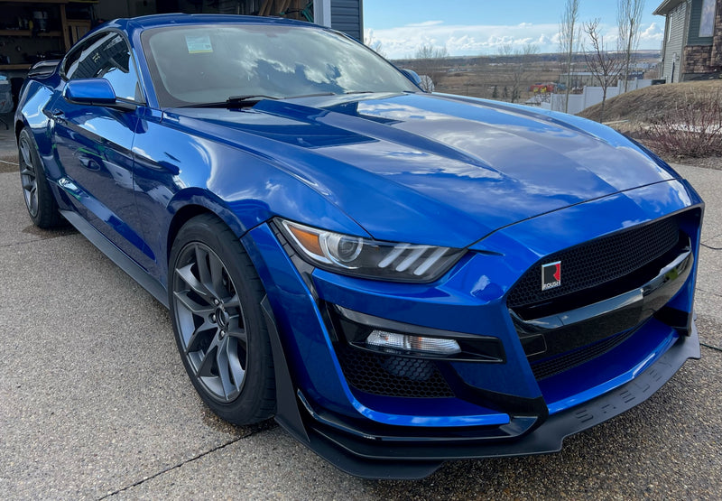 2015-2017 Ford Mustang GT500 Style Front Bumper Conversion