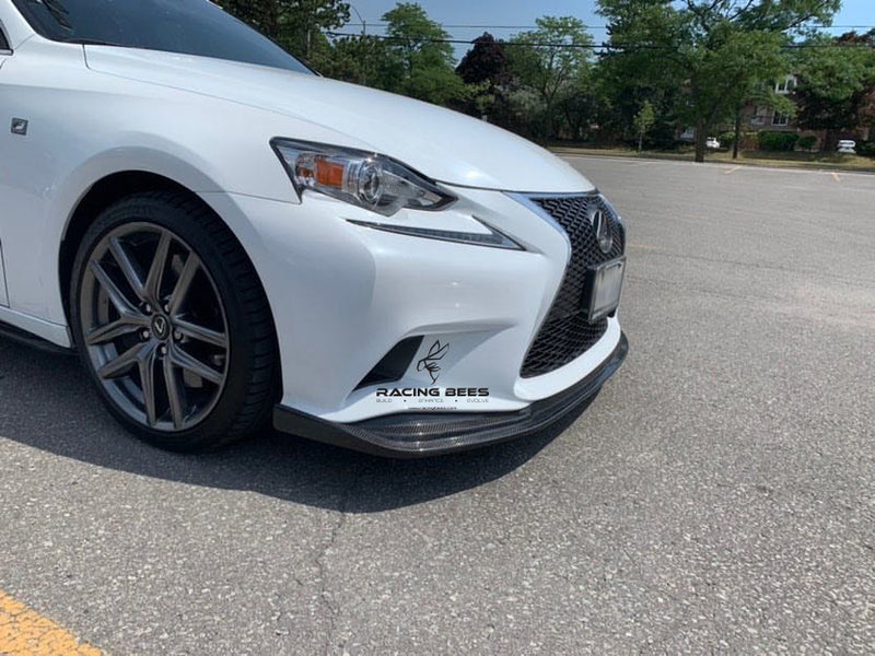 2014-2016 Lexus IS250/300/350 AS Style Front Bumper Lip (Carbon Fiber)