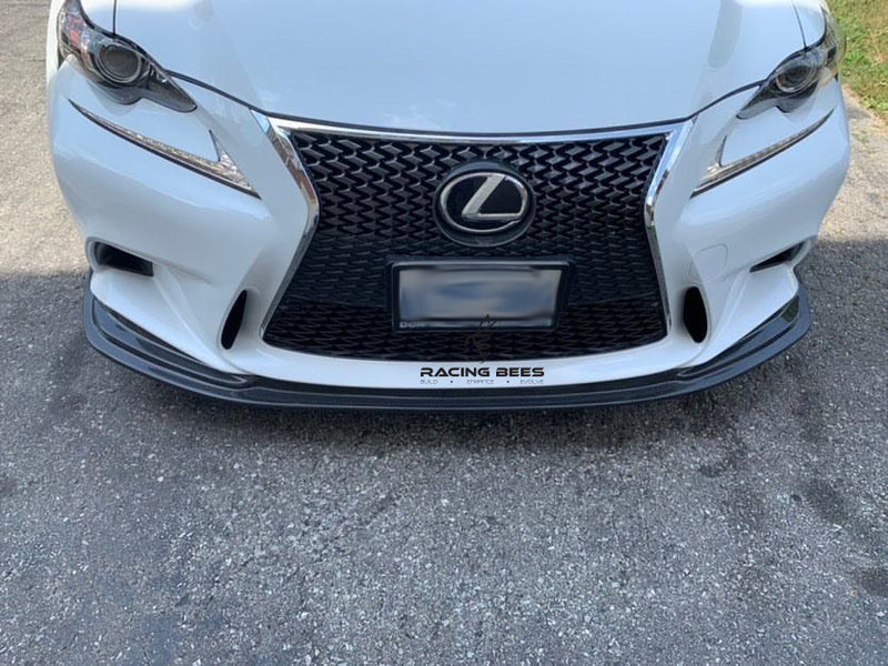 2014-2016 Lexus IS250/300/350 AS Style Front Bumper Lip (Carbon Fiber)