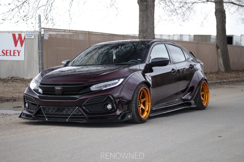 2016-2021 Honda Civic Coupe/Sedan/Hatchback Face-Lift Si Style Front Bumper Conversion