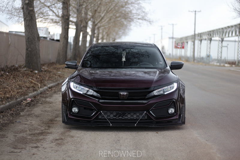 2016-2021 Honda Civic Coupe/Sedan/Hatchback Face-Lift Si Style Front Bumper Conversion
